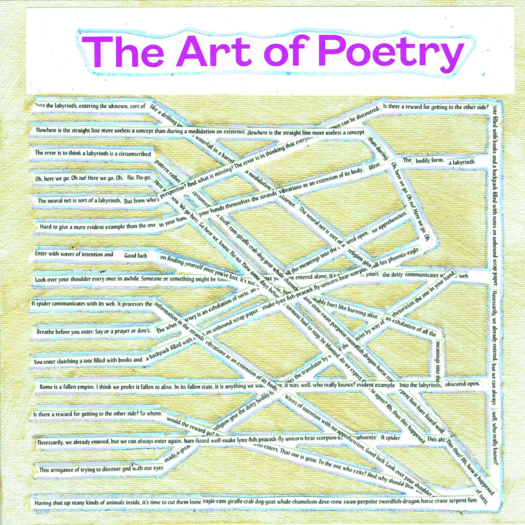A reproduction of Spiritual Labyrinth - The Art of Poetry